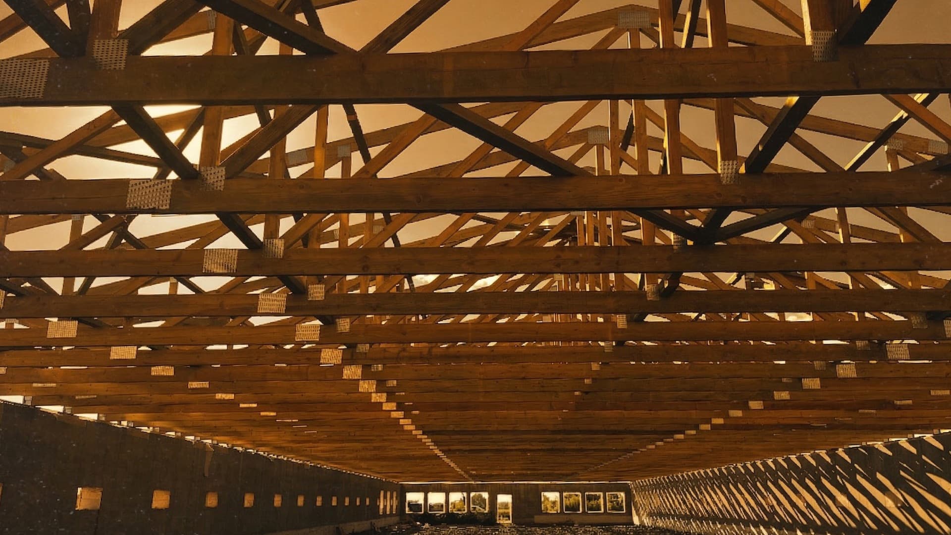 Великопролітний склад на базі клеєних конструкцій TimberX