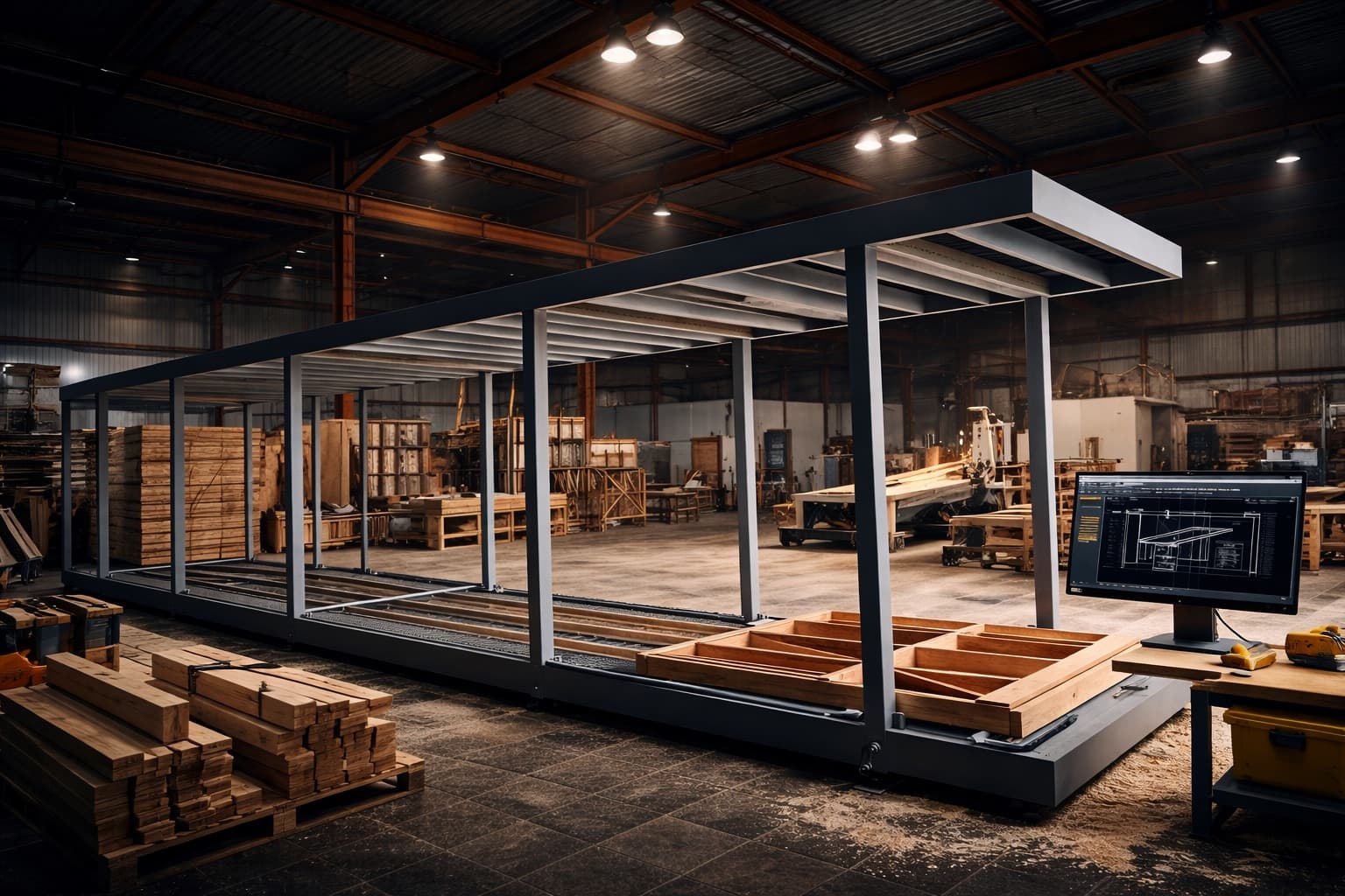 Виробництво дерев'яних конструкцій та модульних будинків TimberX